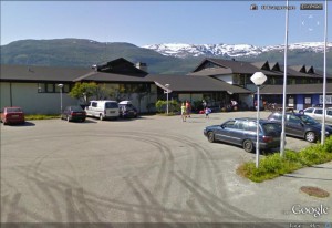 The youth hostel from Google street view
