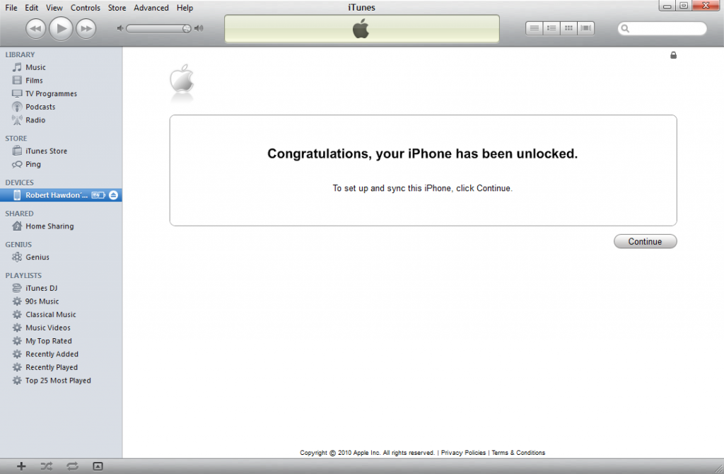 Why O2 are awesome! (Legal iPhone unlock) Robert's Blog