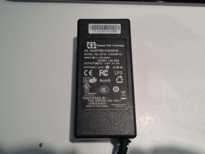 The new power supply, from a reputable manufacturer.