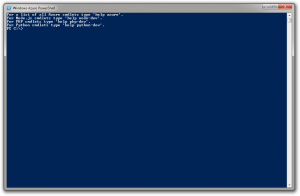Windows PowerShell with the Azure cmdlets installed.