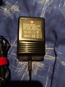 A charger bought from a well known UK electronics store. Also showing the China Export mark