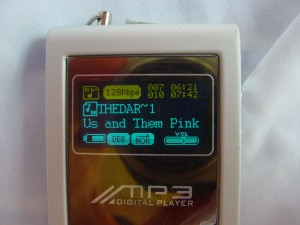 My MP3 back to life rocking out to Pink Floyd